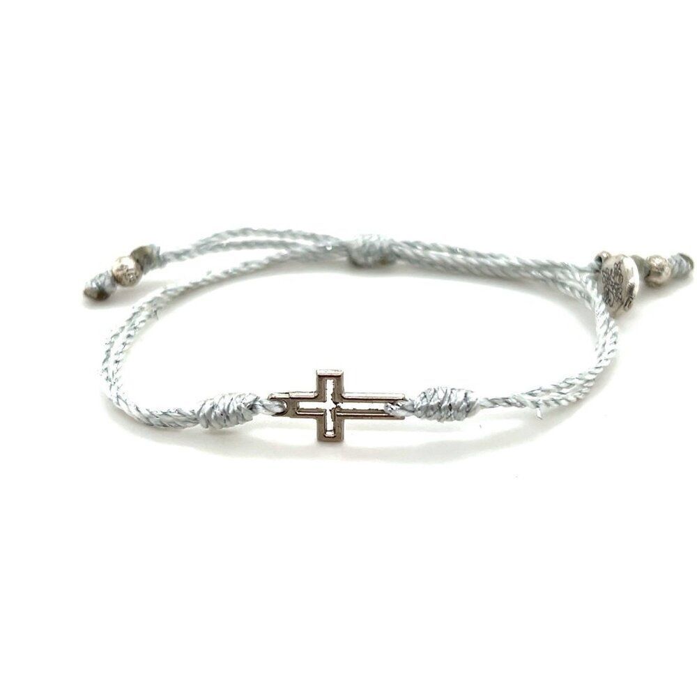 Adjustable Cross Bracelet‎ (d)